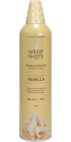 Whipshots Vodka Infused Whipped Cream Vanilla - 375.00 ml